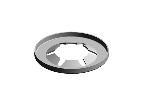 OPEN STYLE PUSH-ON RETAINER,3/16IN SHAFT