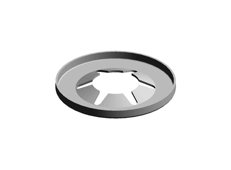 OPEN STYLE PUSH-ON RETAINER,3MM SHAFT