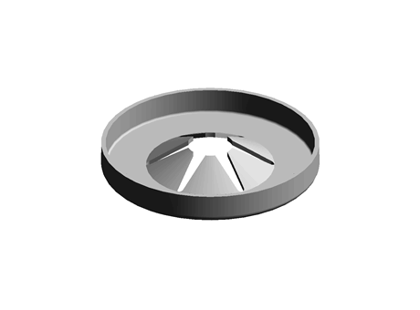 OPEN STYLE PUSH-ON RETAINER,10MM SHAFT