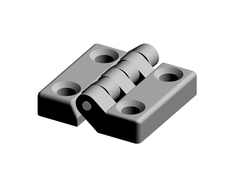 THERMOPLASTIC HINGE, 48 X 48MM