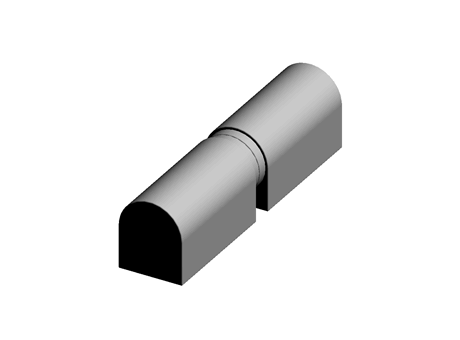 NYLON IN-LINE LIFT-OFF HINGE,M6 SCREW