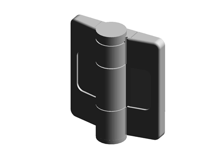 TP HINGE 49X45,TRIPLE DETENT