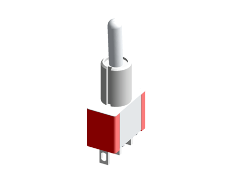 1P ON-ON SOLDER TAG TOGGLE SWITCH,2A