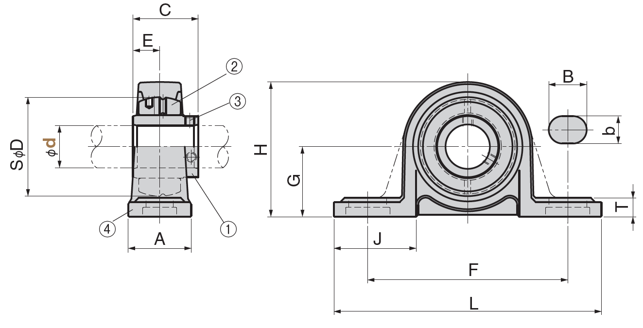 SANKYO OILLESS INDUSTRY,INC. - Free CAD models - Outline of spherical ...