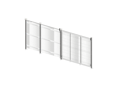 Porte Coulissante Guide Supérieur Simple - BlueGuard - L 2000