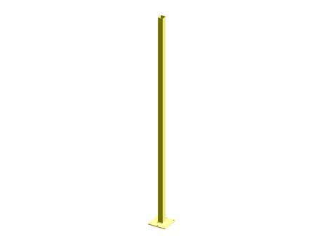 Poteau EasyGuard40 - H 1640