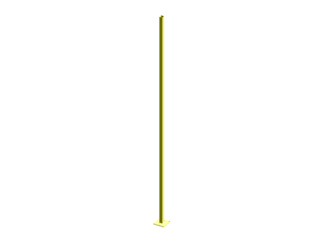 Poteau EasyGuard40 - H 2640
