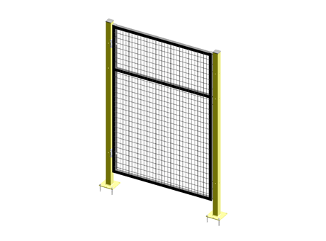 Flügeltür, 1-flügelig - AdaptaGuard - B 1000 - H 1640 - 30x30 Rahmen