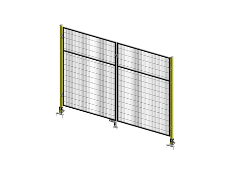 Double Leaf Door - ImpactGuard40 - W 2000 - H 1640 - 20x20 Frame