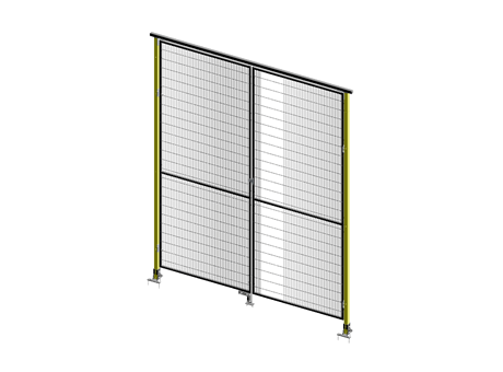 Double Leaf Door - ImpactGuard40 - W 2000 - H 2640 - 20x20 Frame
