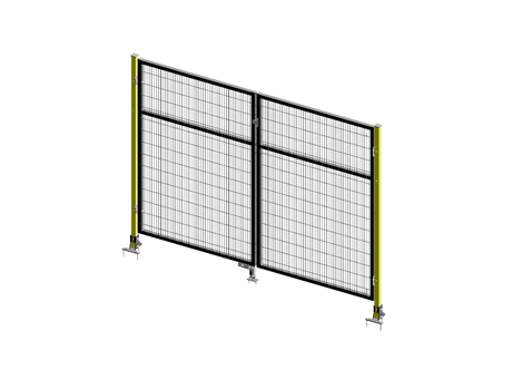 Double Leaf Door - ImpactGuard40 - W 2000 - H 1640 - 30x30 Frame