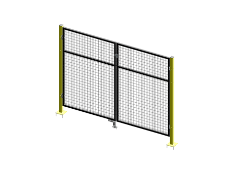 Double Leaf Door - AdaptaGuard - W 2000 - H 1640 - 30x30 Frame
