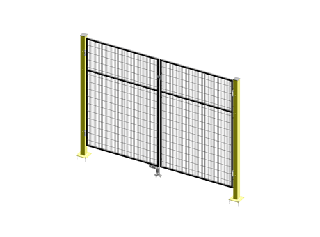 Double Leaf Door - ImpactGuard60 - W 2000 - H 1640 - 20x20 Frame