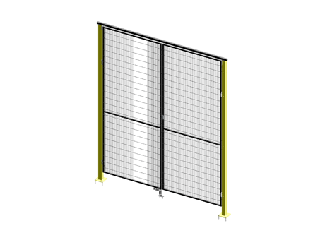 Double Leaf Door - ImpactGuard60 - W 2000 - H 2640 - 20x20 Frame