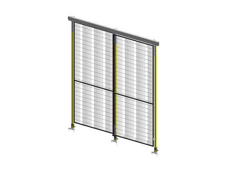 Porte Coulissante Guide Supérieur Simple - ImpactGuard40 - L 1000 - H 2640 - Cadre 20x20