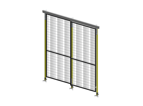 Porte Coulissante Guide Supérieur Simple - ImpactGuard40 - L 1000 - H 2640 - Cadre 30x30