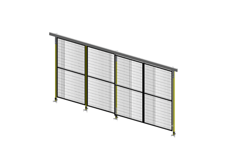 Porte Coulissante Guide Supérieur Simple - ImpactGuard40 - L 2000 - H 2240 - Cadre 30x30