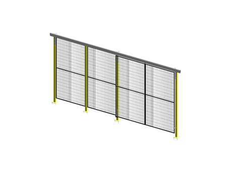 Porte Coulissante Guide Supérieur Simple - ImpactGuard60 - L 2000 - H 2240 - Cadre 20x20