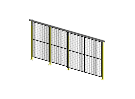 Porte Coulissante Guide Supérieur Simple - ImpactGuard60 - L 2000 - H 2240 - Cadre 30x30