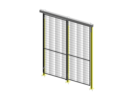 Alternate Upper Guide Sliding Door - ImpactGuard60 - W 2000 - H 2640 - 20x20 Frame
