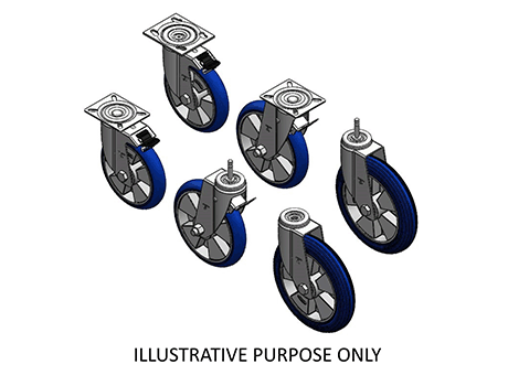 Swivel Caster L16 - TP - THERMOPLASTIC COMPOUND