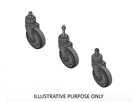 Swivel Caster SHOPPING CART NRE - BP SM - PVC