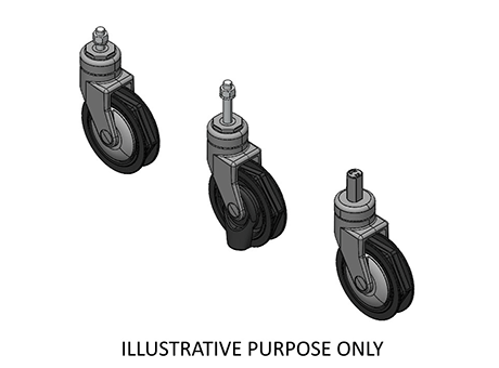 Swivel Caster SHOPPING CART NRE - RTR - THERMOPLASTIC POLYURETHANE