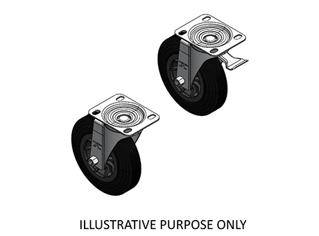 Swivel Caster WASTE DISPOSAL - PMN - SOLID TIRE