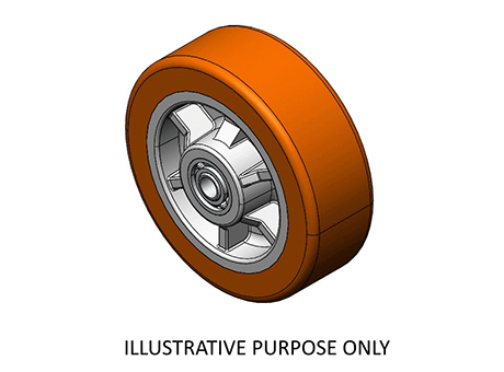 Manufactured with molded polyurethane on an injected nylon core.