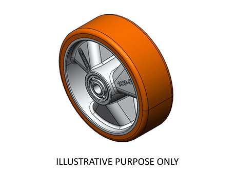 Manufactured with molded polyurethane on an Aluminum core.