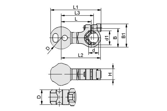 Dimensional drawing HT-SE-U