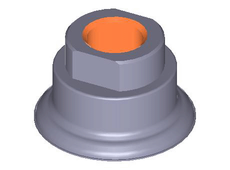 Flat suction pads SAF