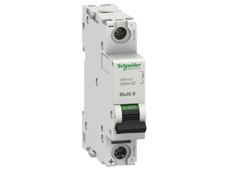 Multi9 C60H-DC - MCB - 1P - C Curve - 250 V - 5 kA