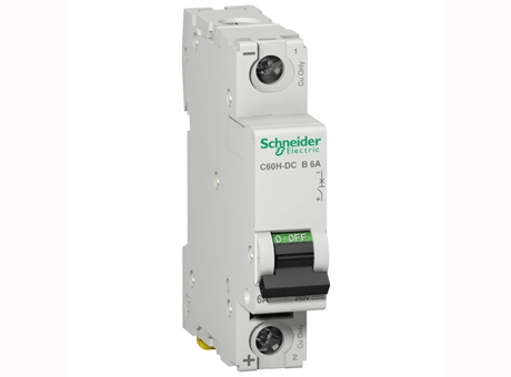 Circuit breaker C60H-DC 6A to 63A 1P railways