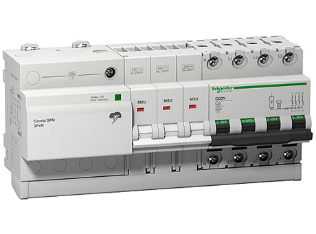 Combi SPU 25/50 A 3P N Surge Protection