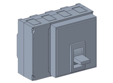 Basic circuit breaker Compact NS630b to NS1600 4P; fixed manually operated