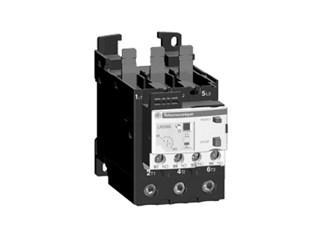 Differential thermal overload relays Class 20 A (1) for connection by EverLink®, BTR screw connectors