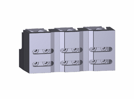 Bare-cable connectors Compact NS630b to NS1600 3P fixed front connection device