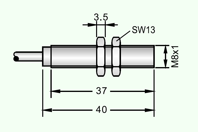 Distance Sensor Cad Model Shanghai Pubang Sensor Co., Ltd. - Free CAD models - Magnetic Proximity ...