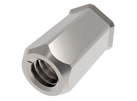 CFKM Series - Full Hex Body, Small Flange