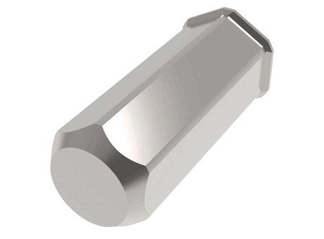CFKM Series - Full Hex Body, Small Flange, Closed End
