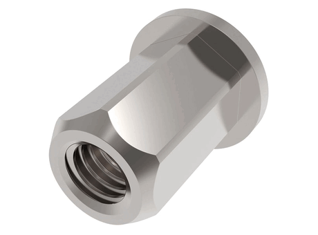 CFLM Series - Full Hex Body, Large Flange