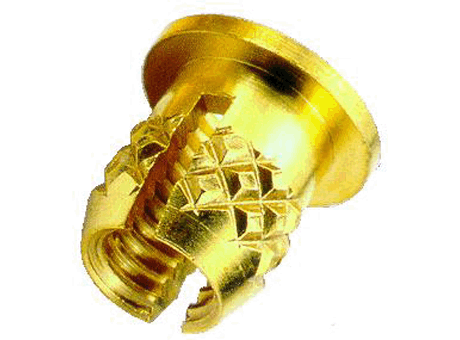 B2P - Flanged Brass Press In Inserts (Metric)