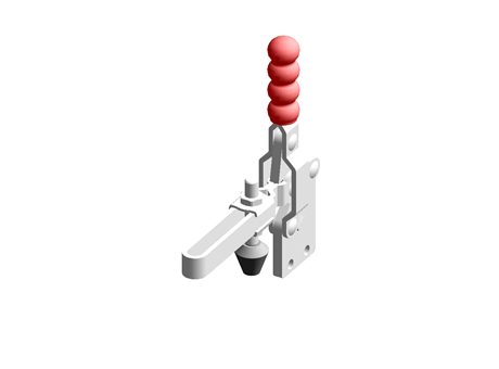 Clamp-Vertical-Long U-Shaped Pressure Handle Straight Base-DDH-101-EI Series