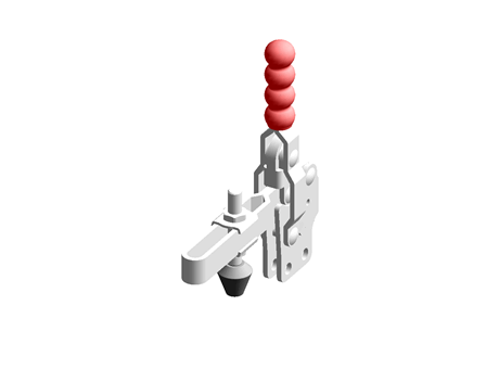 Clamp-Vertical-Long U-Shaped Pressure Handle Straight Base-DDH-12137