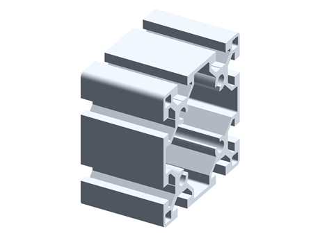 JIS Standard Aluminum Alloy Profile-J40 Series-HA01-J-8080-1200