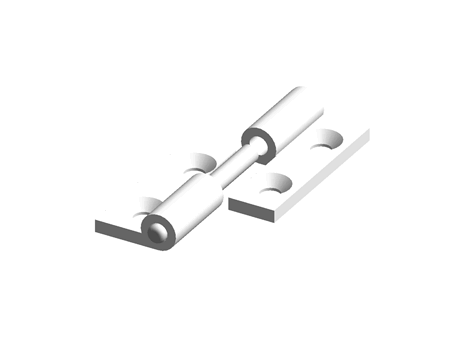 Aluminium Alloy Plugged Hinge GAPNL/GAPNR