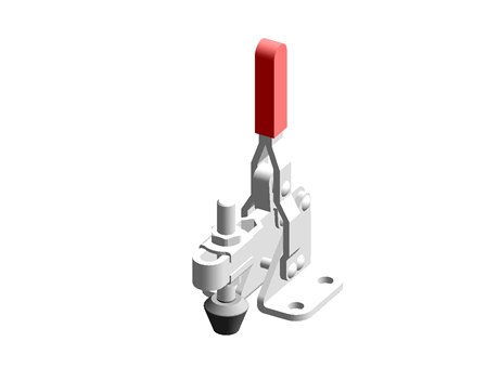Clamp-Vertical-U-Shaped Pressure Handle Flange Base-DDH-101-A/DDH-101-ASS Series