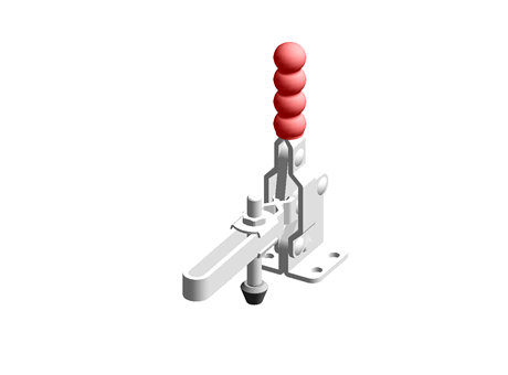 Clamp-Vertical-U-Shaped Pressure Handle Flange Base-DDH-101-E Series