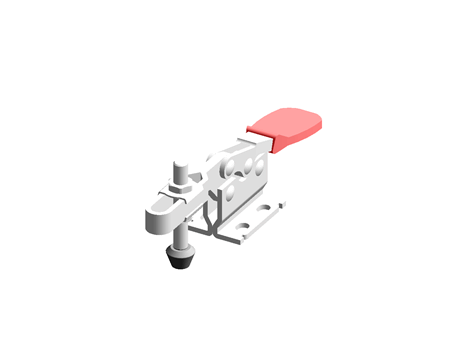 Clamp-Horizontal-U-Shaped Pressure Handle Flange Base-DDH-225-D/DDH-225-DSS